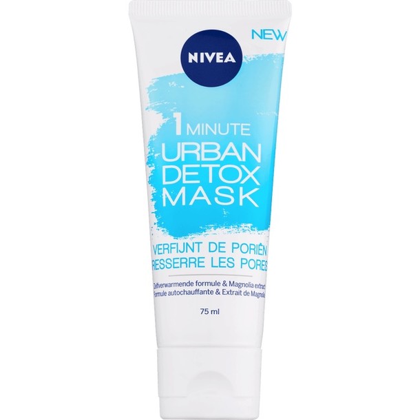 NIVEA Essentials Urban Skin 1 Minute Urban Detox Mask Verfijnt De Poriën 75 ml