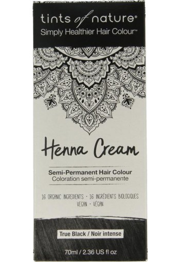 Tints Of Nature Henna cream black semi permanent (70 Milliliter)
