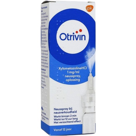 Otrivin Spray 1 mg verzachtend 12+ jaar (10 Milliliter)