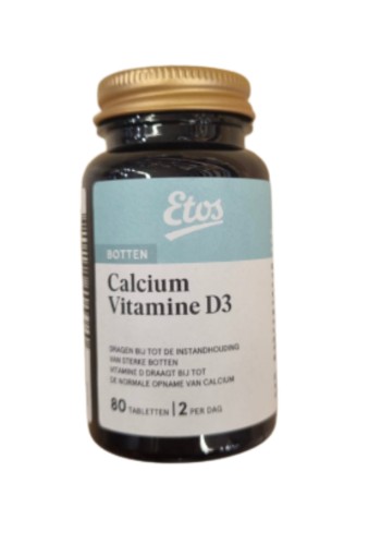 Etos Calcium Vitamine D3 Tabletten 80 stuks