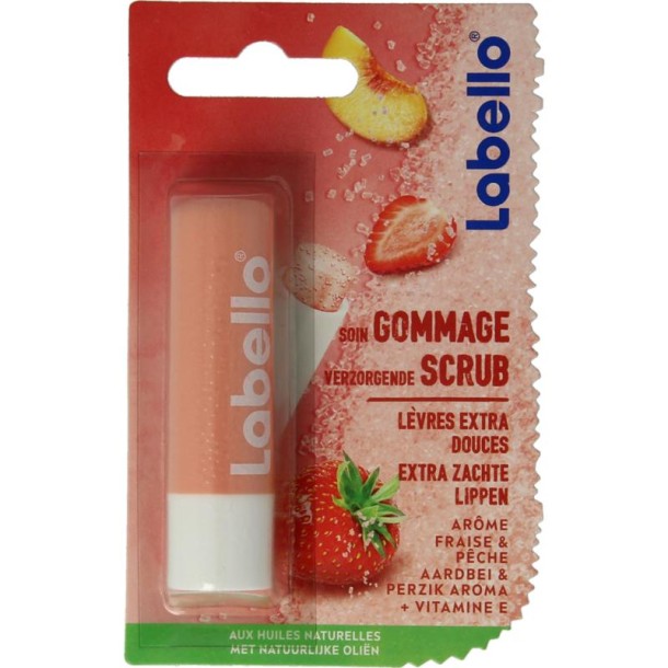 Labello Lipscrub strawberry/peach (5,5 Milliliter)