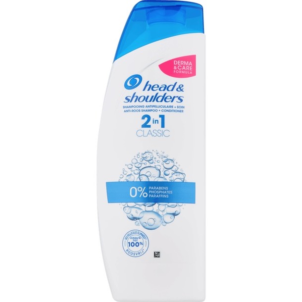 Head & Shoulders 2 in 1 Classic Shampoo + Conditioner 480 ml