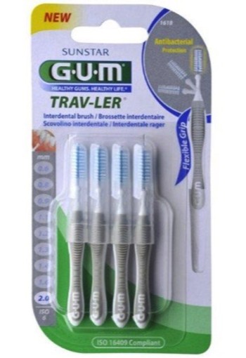Gum Trav-ler Rager 2.0 Mm (grijs) (6st)