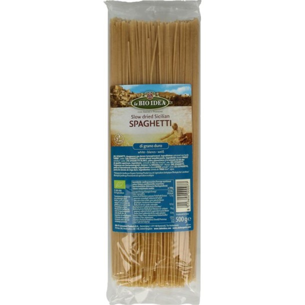Bioidea Spaghetti wit bio (500 Gram)