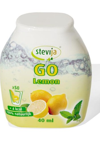 Stevija Stevia limonadesiroop go lemon (40 Milliliter)