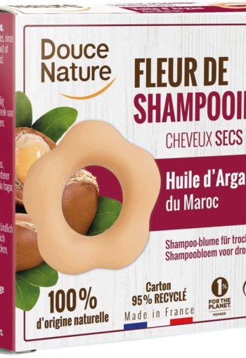 Douce Nature Shampoo bar droog haar bio (85 Gram)