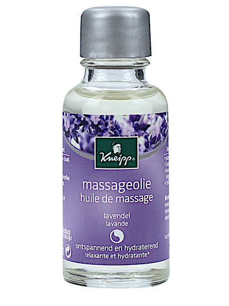 Kneipp Relaxing massageolie lavendel mini (20 Milliliter)