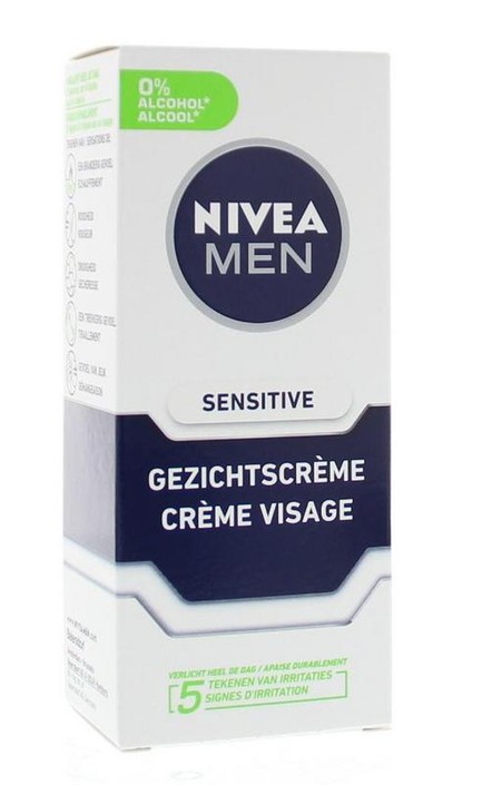 Nivea Men gezichtscreme sensitive (75 Milliliter)
