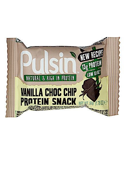 Pulsin' Vanilla Choc Chip Protein Snack 50gr