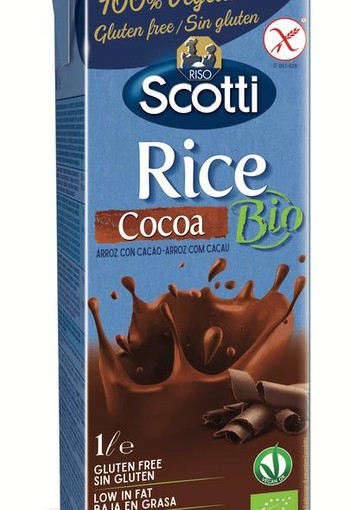 Riso Scotti Rice drink cocoa bio (1 Liter)