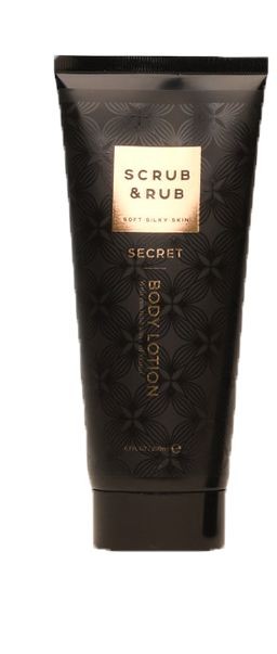 Scrub & Rub Bodylotion secret (200 Milliliter)