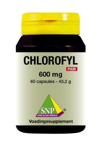 SNP Chlorofyl 600mg puur (60 Vegetarische capsules)