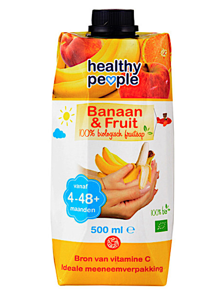 He­al­thy Pe­o­p­le Ba­naan-fruit 4+ / 0,5 l