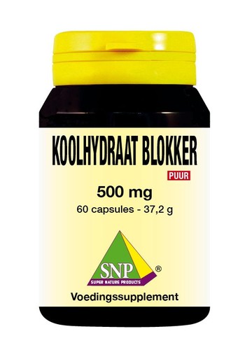 SNP Koolhydraat blokker 500mg puur (60 Vegetarische capsules)