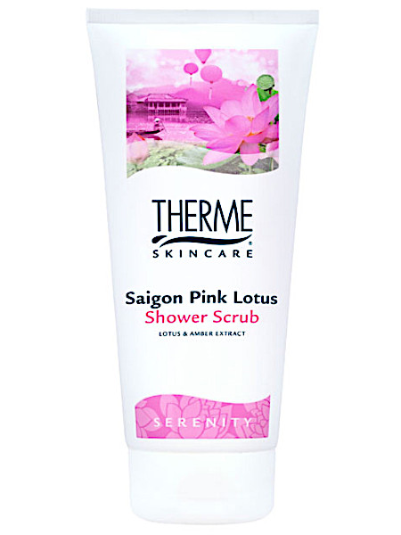 Ther­me Sai­gon pink lo­tus shower scrub  200 ml