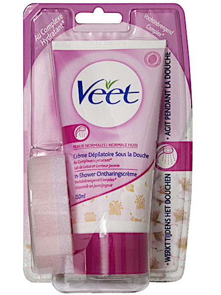 Veet In-shower ont­ha­rings­crè­me  voor gevoelige huis huid  150 ml