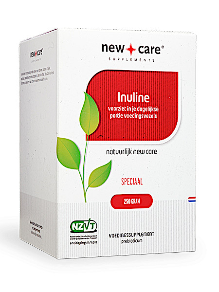 New Care Inuline voorziet in je dagelijkse portie voedingsvezels Inhoud  250 gram
