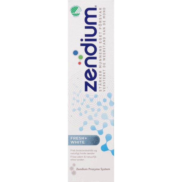Zendium fresh + white tandpasta 75 ml