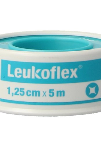 Leukoflex Hechtpleister 5m x 1.25cm (1 Stuks)