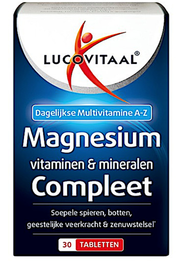 Lucovitaal Magnesium Vitaminen Mineralen Compleet 30tb