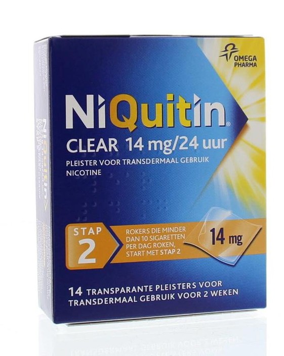 Niquitin Stap 2 14 mg (14 Stuks)