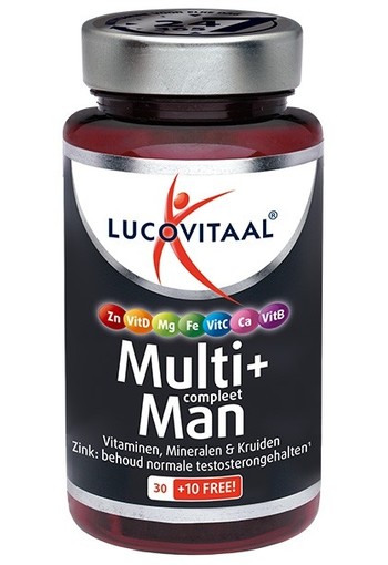 Lucovitaal Multi+ compleet man (40 tabletten)