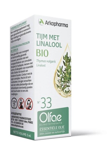 Olfae Tijm met linalool 33 bio (5 Milliliter)