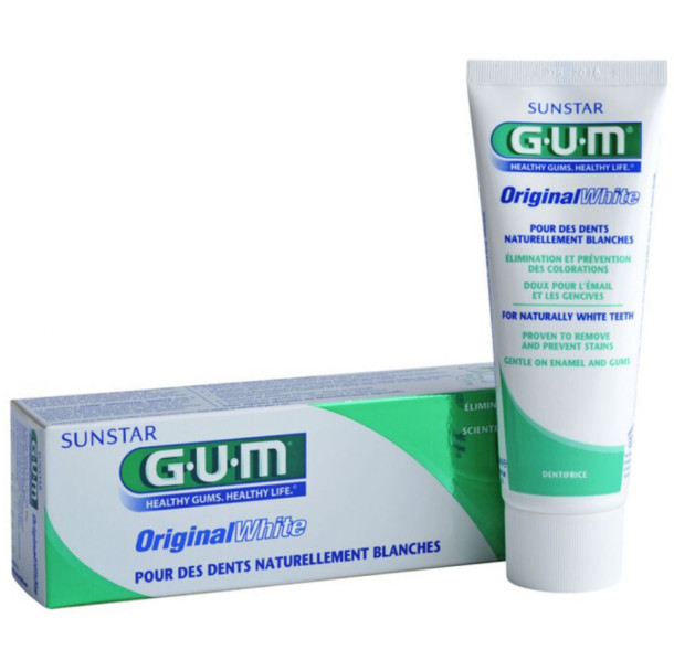 GUM Original white tandpasta (75 Milliliter)