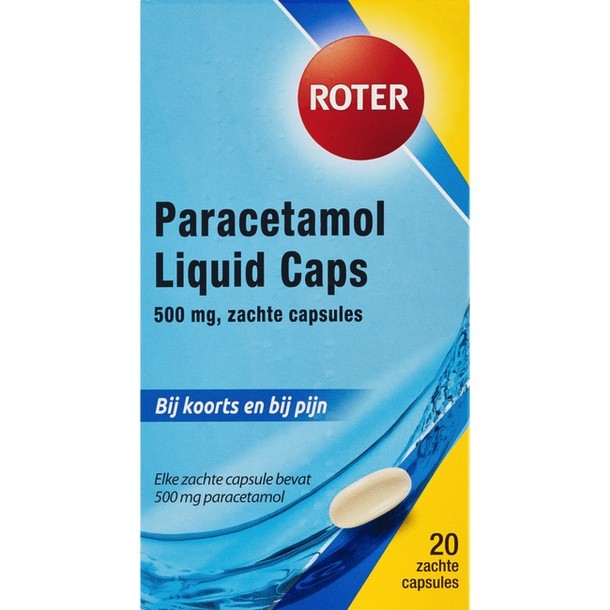 Roter Paracetamol 500 mg (20 Licaps)