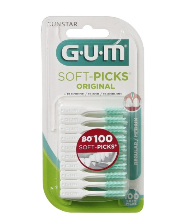 GUM Soft-Picks Original Medium 100 stuks
