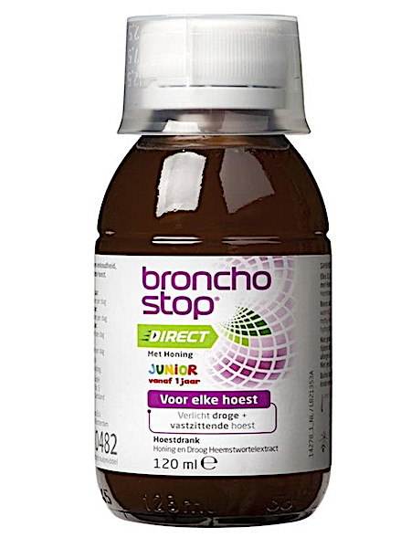 Bronchostop Direct met Honing Junior 120 ml