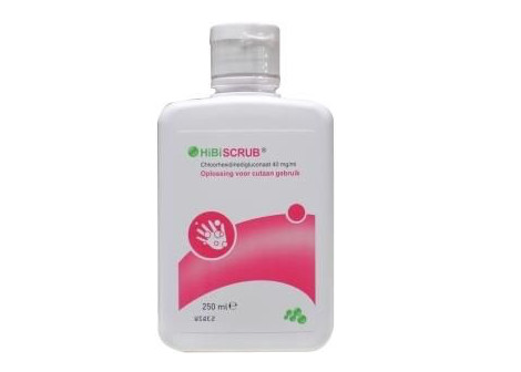 Hibiscrub Chloorhexidine gluconaat 40mg/ml (250 Milliliter)