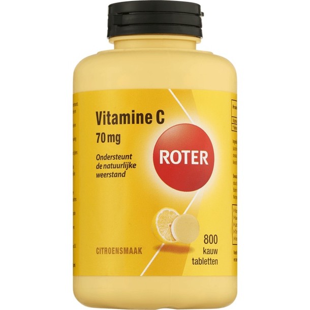 Roter Vitamine C 70mg Kauwtabletten 800 stuks